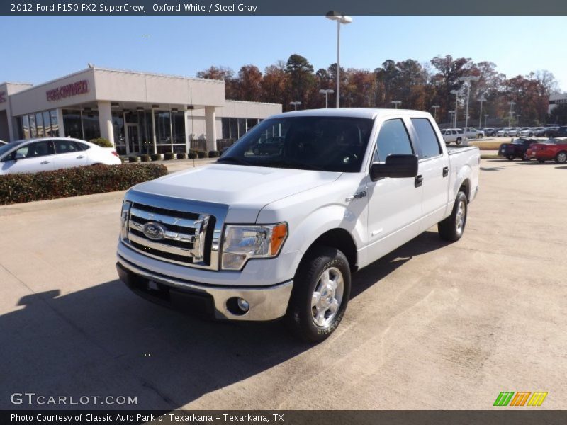 Oxford White / Steel Gray 2012 Ford F150 FX2 SuperCrew