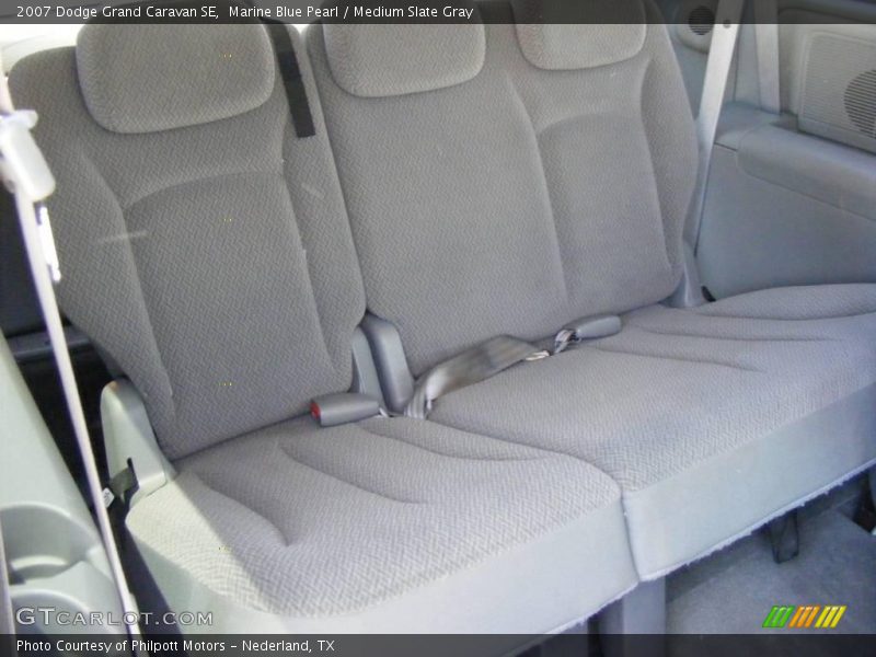 Marine Blue Pearl / Medium Slate Gray 2007 Dodge Grand Caravan SE