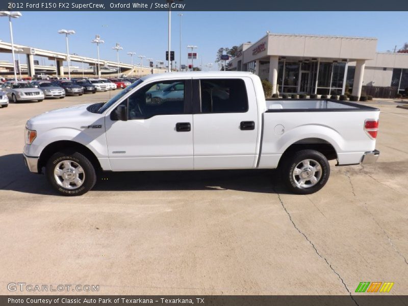Oxford White / Steel Gray 2012 Ford F150 FX2 SuperCrew