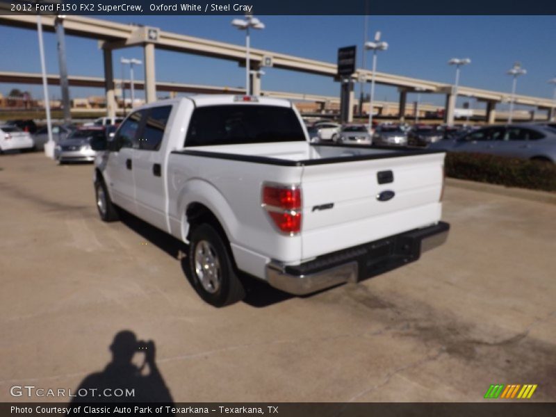 Oxford White / Steel Gray 2012 Ford F150 FX2 SuperCrew