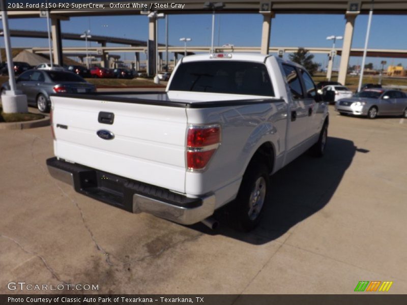 Oxford White / Steel Gray 2012 Ford F150 FX2 SuperCrew