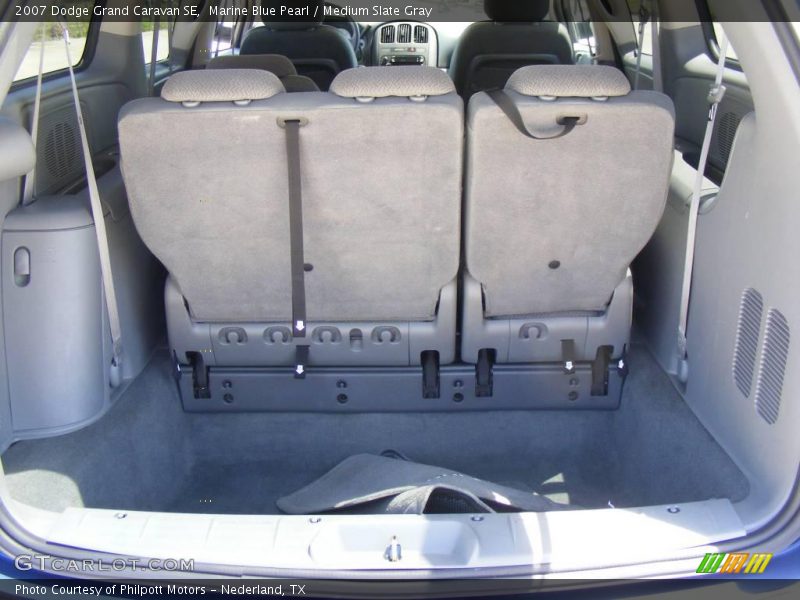 Marine Blue Pearl / Medium Slate Gray 2007 Dodge Grand Caravan SE