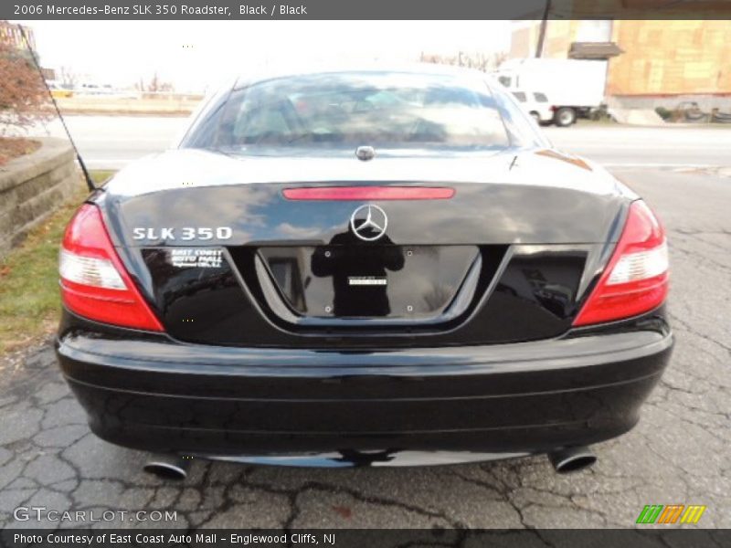 Black / Black 2006 Mercedes-Benz SLK 350 Roadster