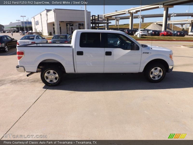 Oxford White / Steel Gray 2012 Ford F150 FX2 SuperCrew