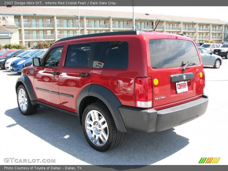 Inferno Red Crystal Pearl / Dark Slate Gray 2007 Dodge Nitro SXT