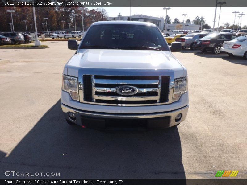 Oxford White / Steel Gray 2012 Ford F150 FX2 SuperCrew