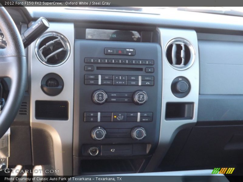 Oxford White / Steel Gray 2012 Ford F150 FX2 SuperCrew