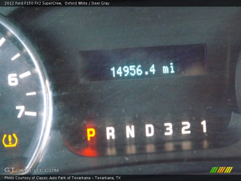 Oxford White / Steel Gray 2012 Ford F150 FX2 SuperCrew