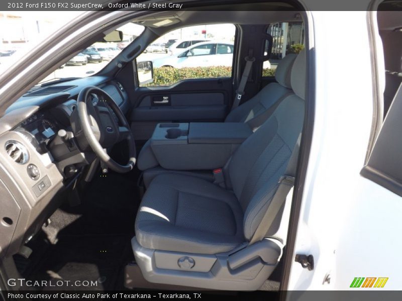 Oxford White / Steel Gray 2012 Ford F150 FX2 SuperCrew