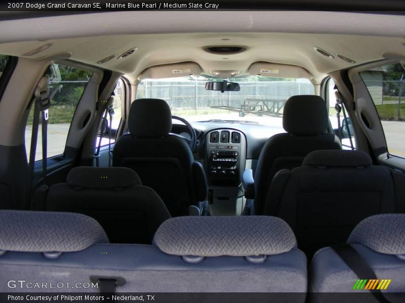 Marine Blue Pearl / Medium Slate Gray 2007 Dodge Grand Caravan SE