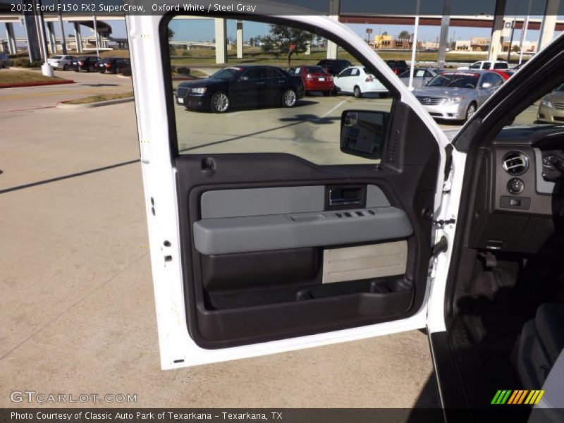 Oxford White / Steel Gray 2012 Ford F150 FX2 SuperCrew