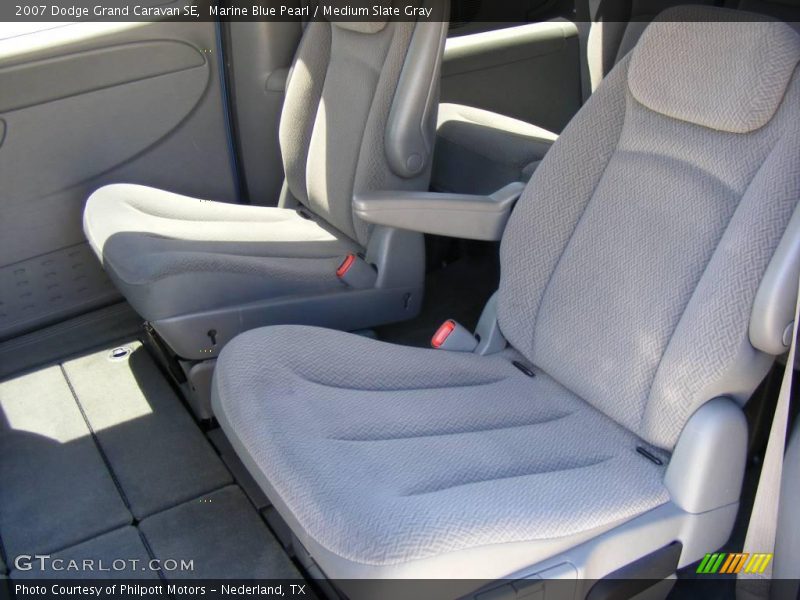 Marine Blue Pearl / Medium Slate Gray 2007 Dodge Grand Caravan SE