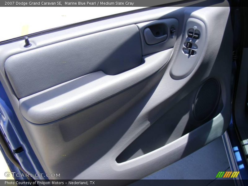 Marine Blue Pearl / Medium Slate Gray 2007 Dodge Grand Caravan SE