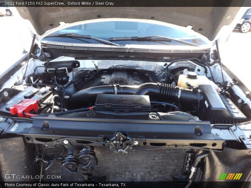 Oxford White / Steel Gray 2012 Ford F150 FX2 SuperCrew