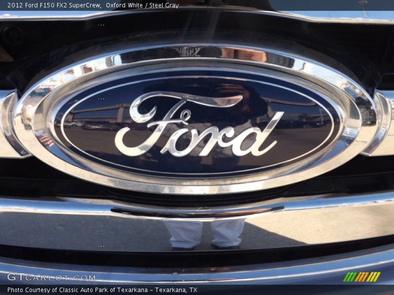 Oxford White / Steel Gray 2012 Ford F150 FX2 SuperCrew