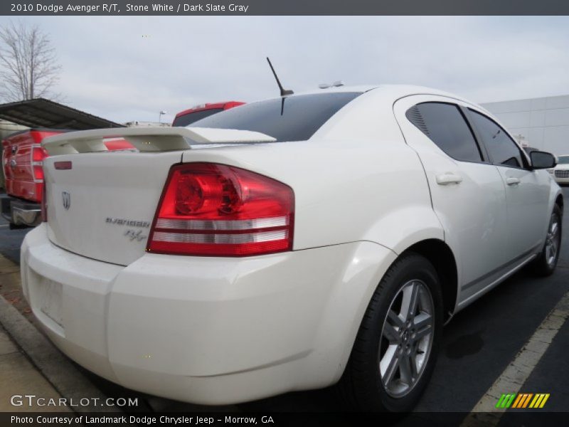 Stone White / Dark Slate Gray 2010 Dodge Avenger R/T