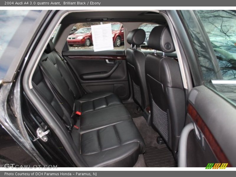 Rear Seat of 2004 A4 3.0 quattro Avant