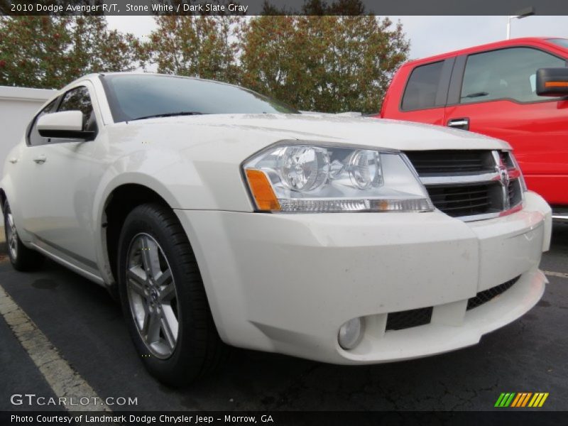 Stone White / Dark Slate Gray 2010 Dodge Avenger R/T