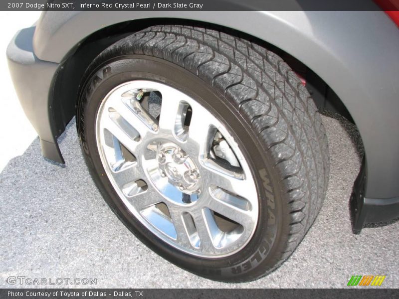 Inferno Red Crystal Pearl / Dark Slate Gray 2007 Dodge Nitro SXT