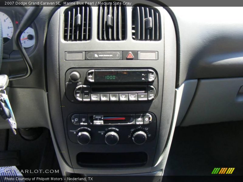 Marine Blue Pearl / Medium Slate Gray 2007 Dodge Grand Caravan SE