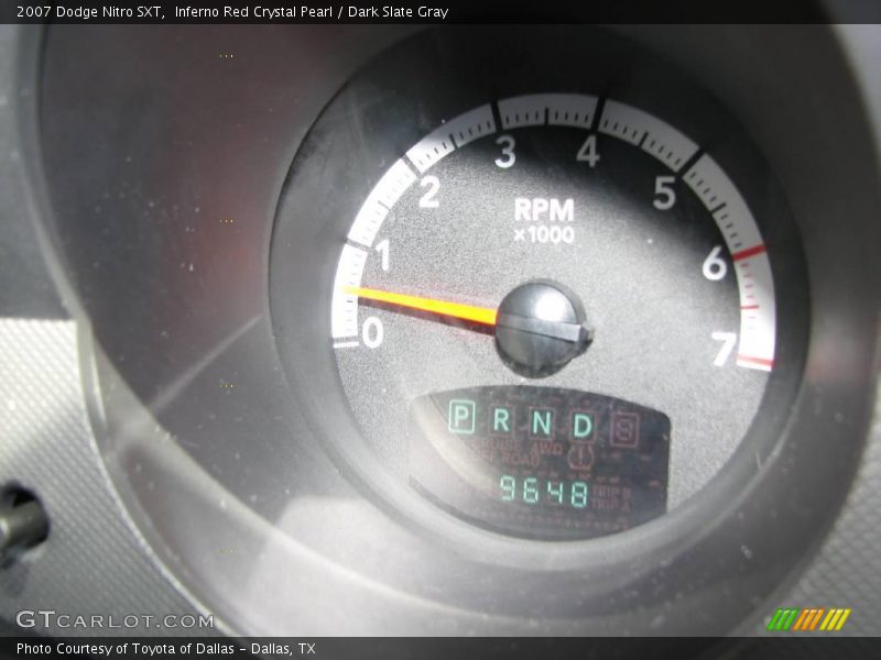Inferno Red Crystal Pearl / Dark Slate Gray 2007 Dodge Nitro SXT