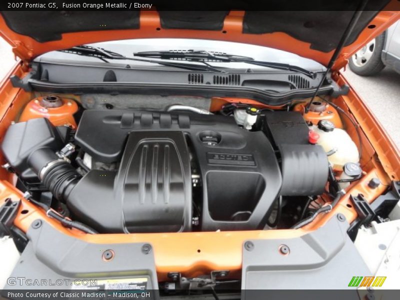 Fusion Orange Metallic / Ebony 2007 Pontiac G5
