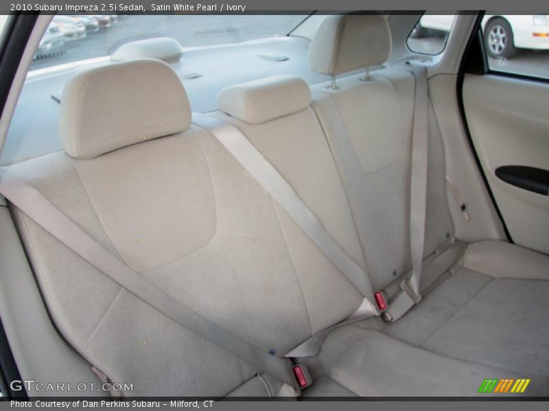 Satin White Pearl / Ivory 2010 Subaru Impreza 2.5i Sedan