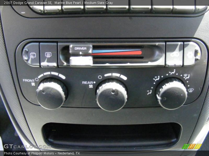 Marine Blue Pearl / Medium Slate Gray 2007 Dodge Grand Caravan SE