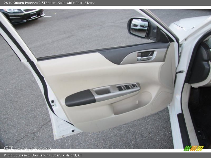 Satin White Pearl / Ivory 2010 Subaru Impreza 2.5i Sedan
