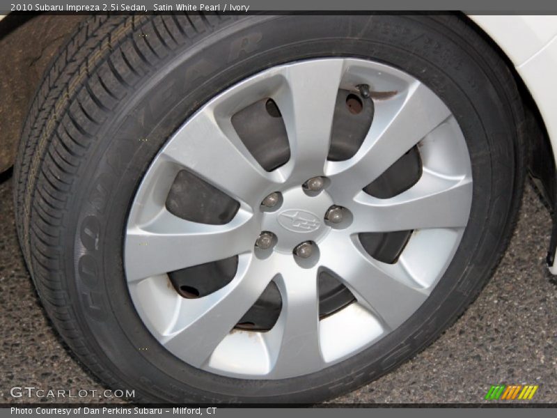 Satin White Pearl / Ivory 2010 Subaru Impreza 2.5i Sedan