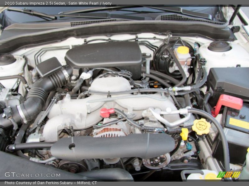 Satin White Pearl / Ivory 2010 Subaru Impreza 2.5i Sedan