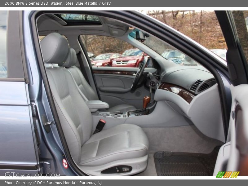 Steel Blue Metallic / Grey 2000 BMW 3 Series 323i Wagon