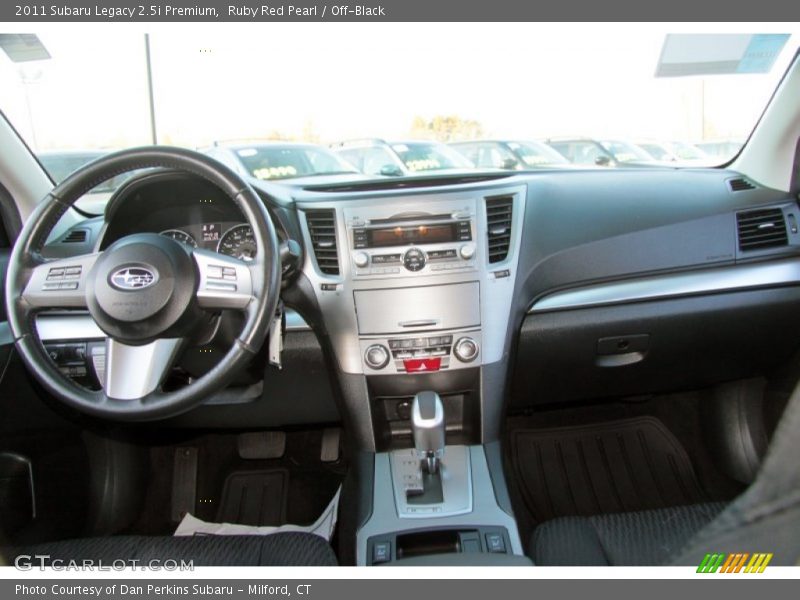 Ruby Red Pearl / Off-Black 2011 Subaru Legacy 2.5i Premium