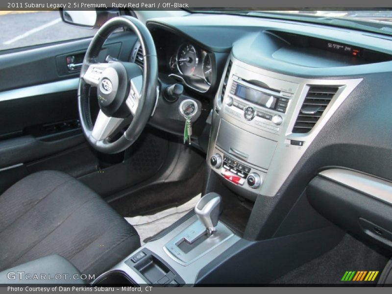 Ruby Red Pearl / Off-Black 2011 Subaru Legacy 2.5i Premium