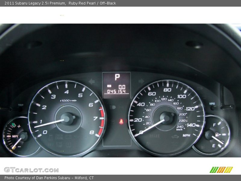 Ruby Red Pearl / Off-Black 2011 Subaru Legacy 2.5i Premium