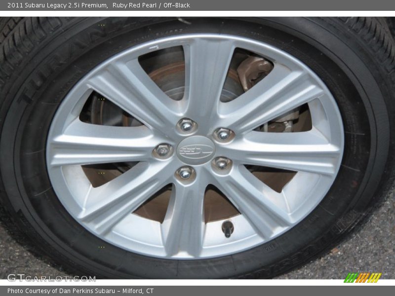 Ruby Red Pearl / Off-Black 2011 Subaru Legacy 2.5i Premium