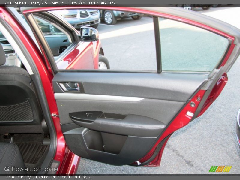 Ruby Red Pearl / Off-Black 2011 Subaru Legacy 2.5i Premium