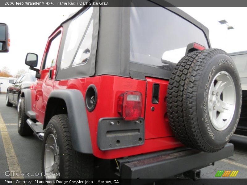 Flame Red / Dark Slate Gray 2006 Jeep Wrangler X 4x4