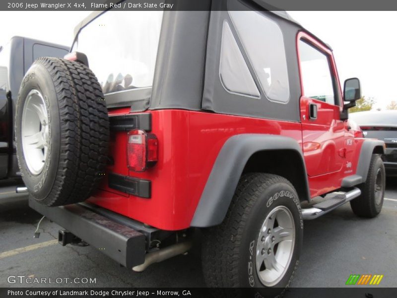 Flame Red / Dark Slate Gray 2006 Jeep Wrangler X 4x4