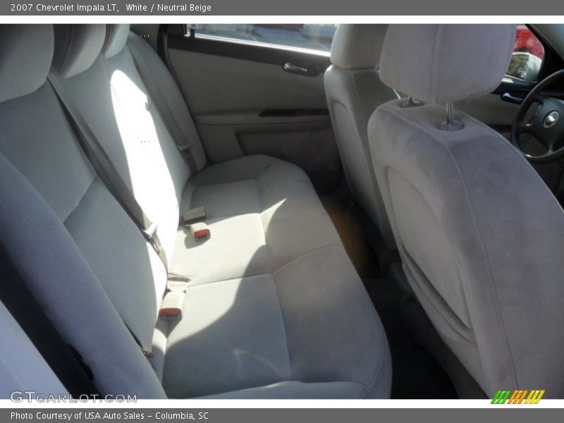 White / Neutral Beige 2007 Chevrolet Impala LT