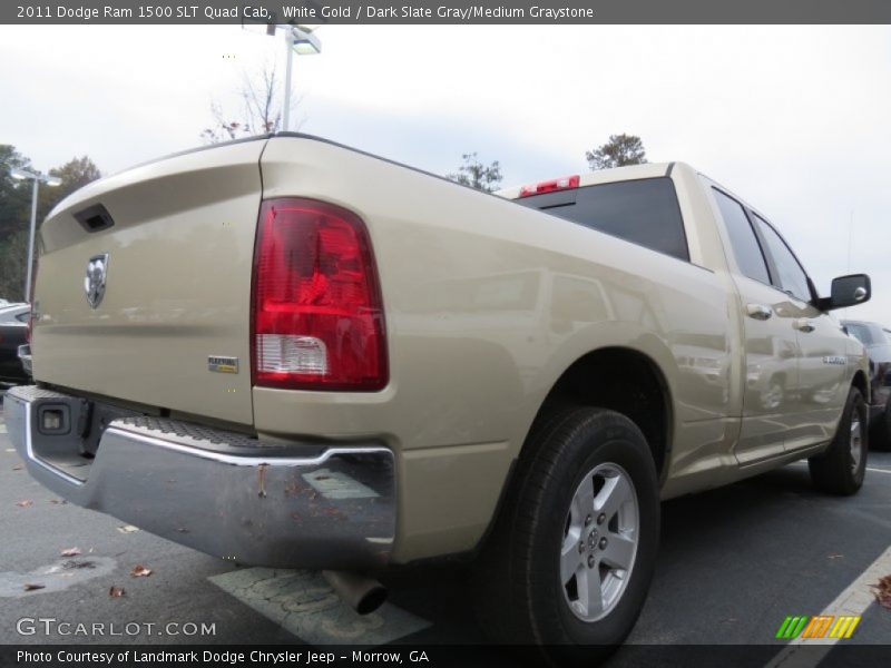 White Gold / Dark Slate Gray/Medium Graystone 2011 Dodge Ram 1500 SLT Quad Cab