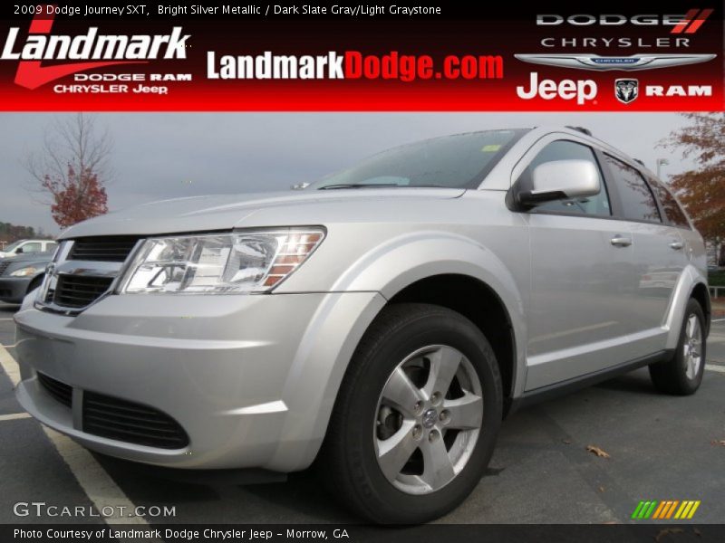 Bright Silver Metallic / Dark Slate Gray/Light Graystone 2009 Dodge Journey SXT