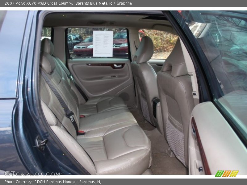 Rear Seat of 2007 XC70 AWD Cross Country