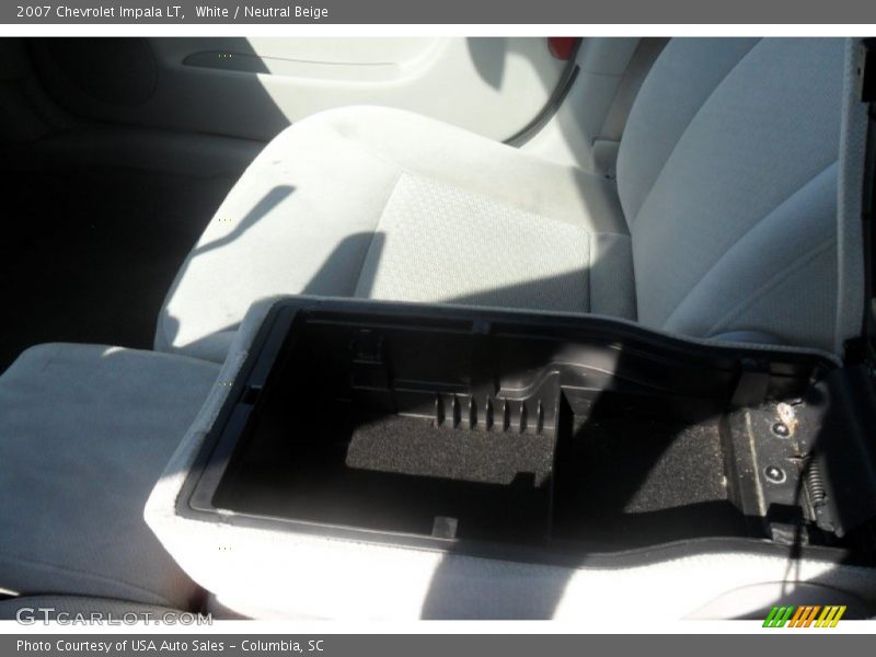 White / Neutral Beige 2007 Chevrolet Impala LT