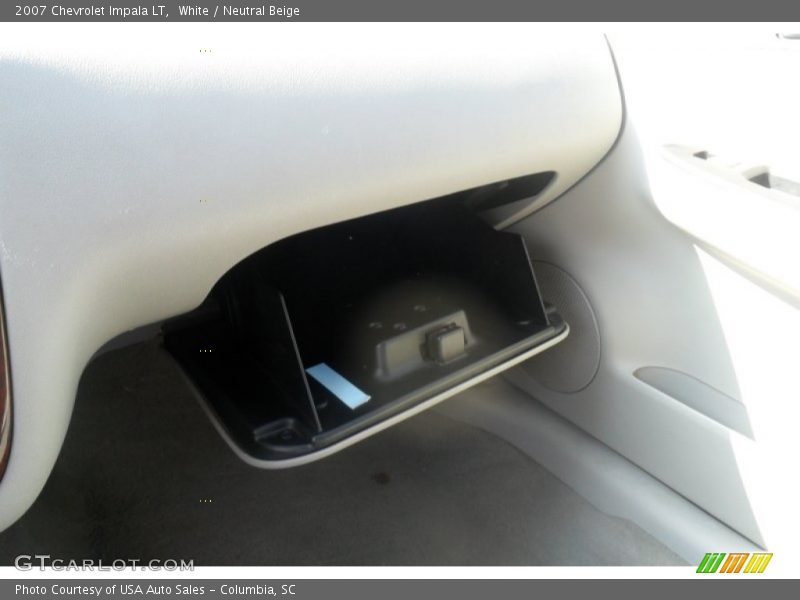 White / Neutral Beige 2007 Chevrolet Impala LT