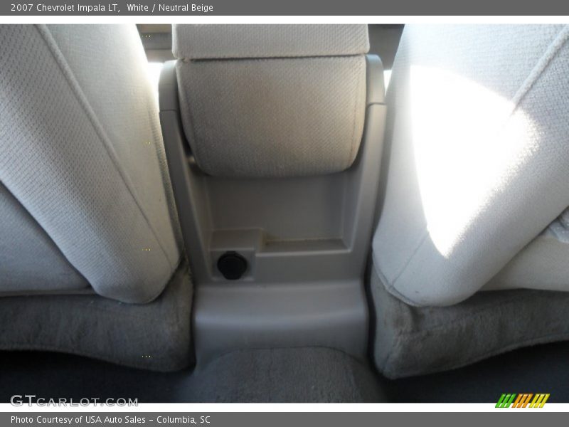 White / Neutral Beige 2007 Chevrolet Impala LT