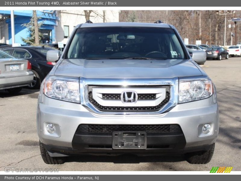Alabaster Silver Metallic / Black 2011 Honda Pilot Touring 4WD