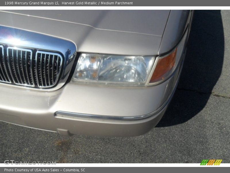 Harvest Gold Metallic / Medium Parchment 1998 Mercury Grand Marquis LS