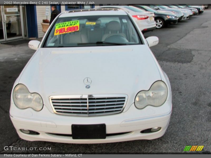 Alabaster White / Ash 2002 Mercedes-Benz C 240 Sedan