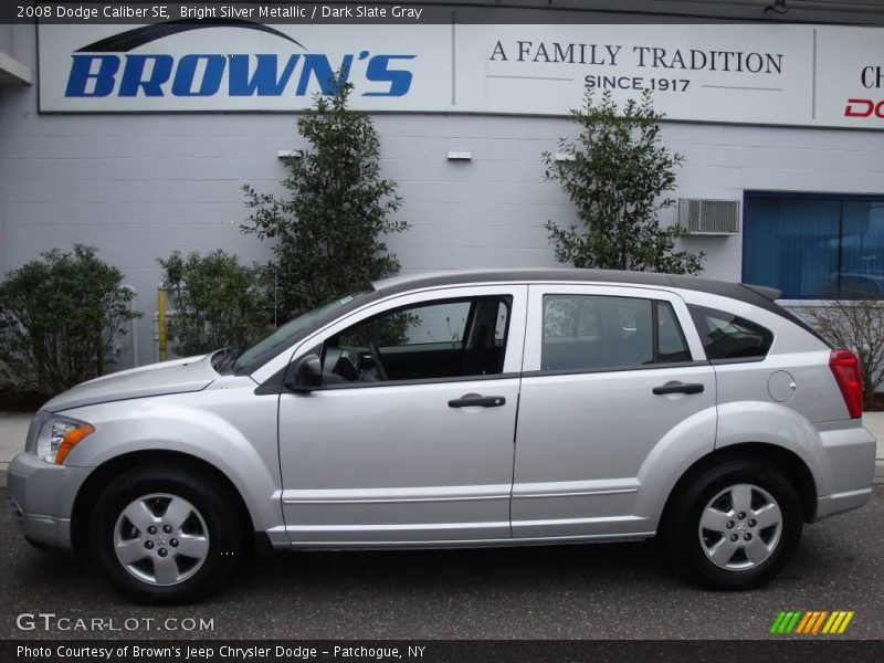 Bright Silver Metallic / Dark Slate Gray 2008 Dodge Caliber SE